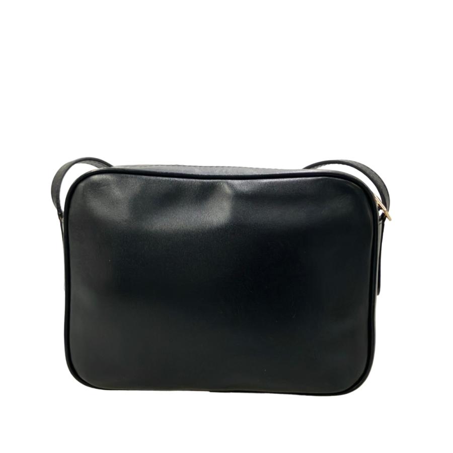 Repetto本革 ショルダーバッグ ブラック レペット ショルダーバッグ 斜め掛け レザー レディース repetto 中古