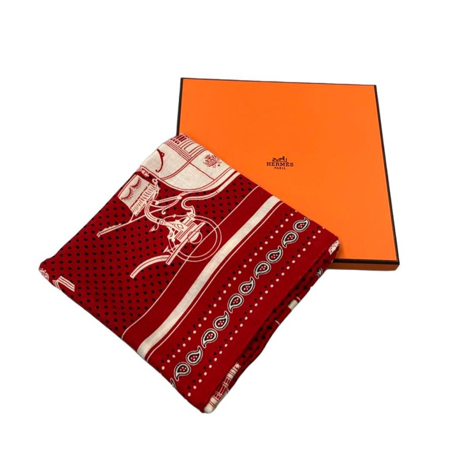 美品 エルメス スカーフ バンダナ カレ50 レディース HERMES 中古 