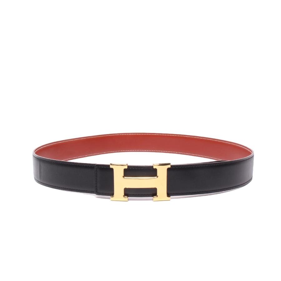 エルメス ベルト Hコンスタンスベルト ゴールド金具 □B刻印 メンズ