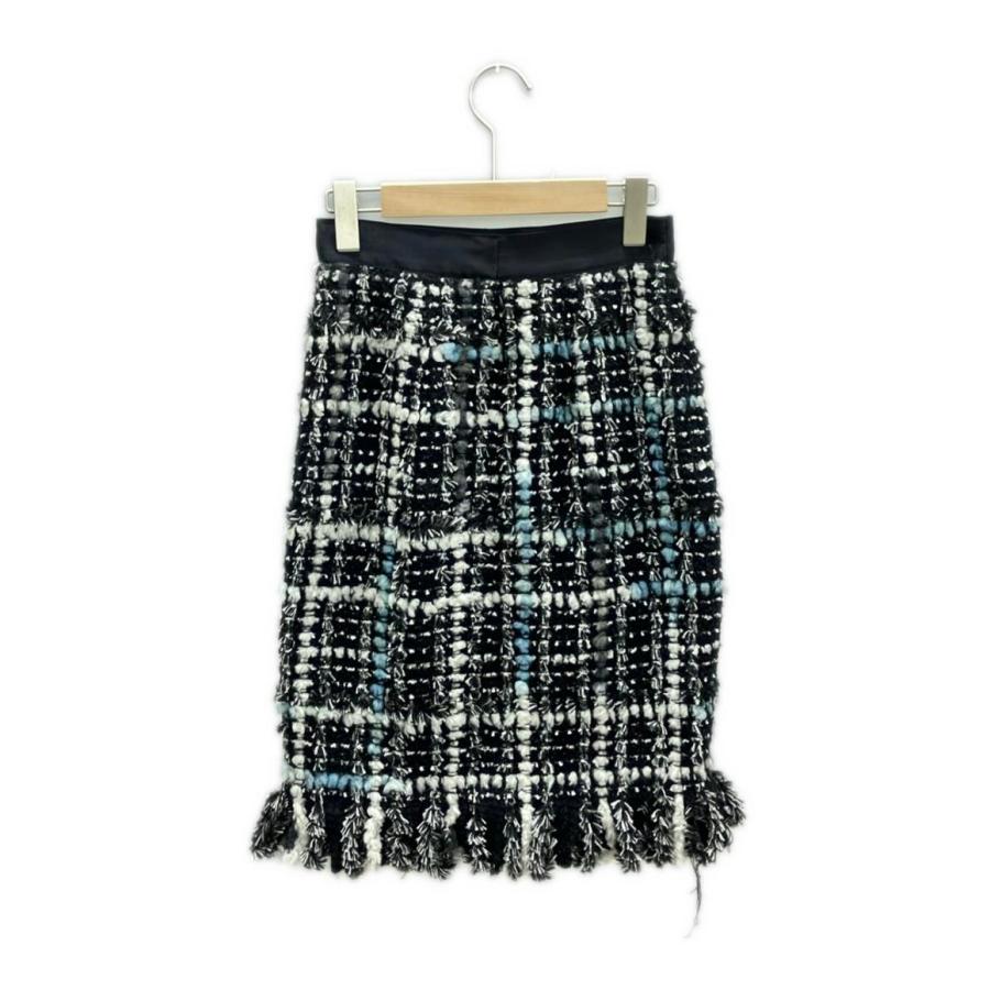 美品 シャネル アクリルウールツイードスカート レディース SIZE 36 (M