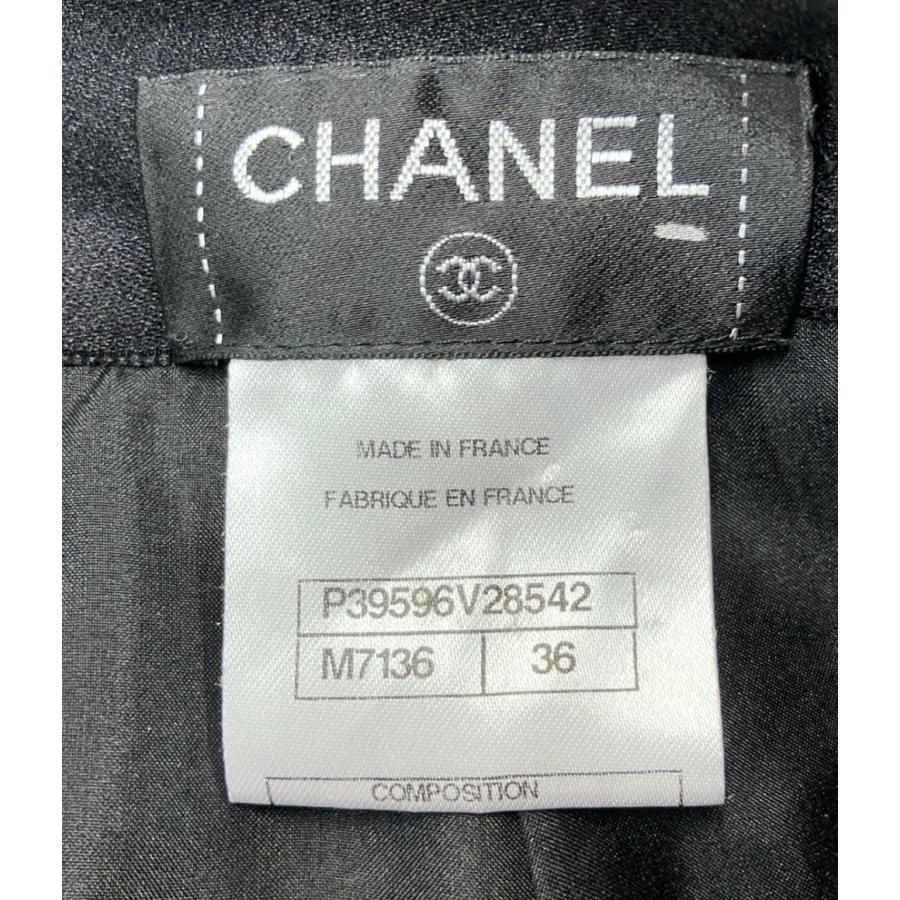 美品 シャネル アクリルウールツイードスカート レディース SIZE 36 (M