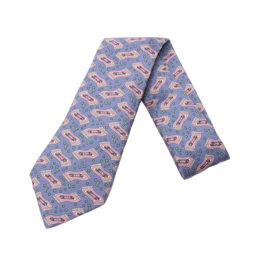 美品】HERMES ネクタイシルク100%