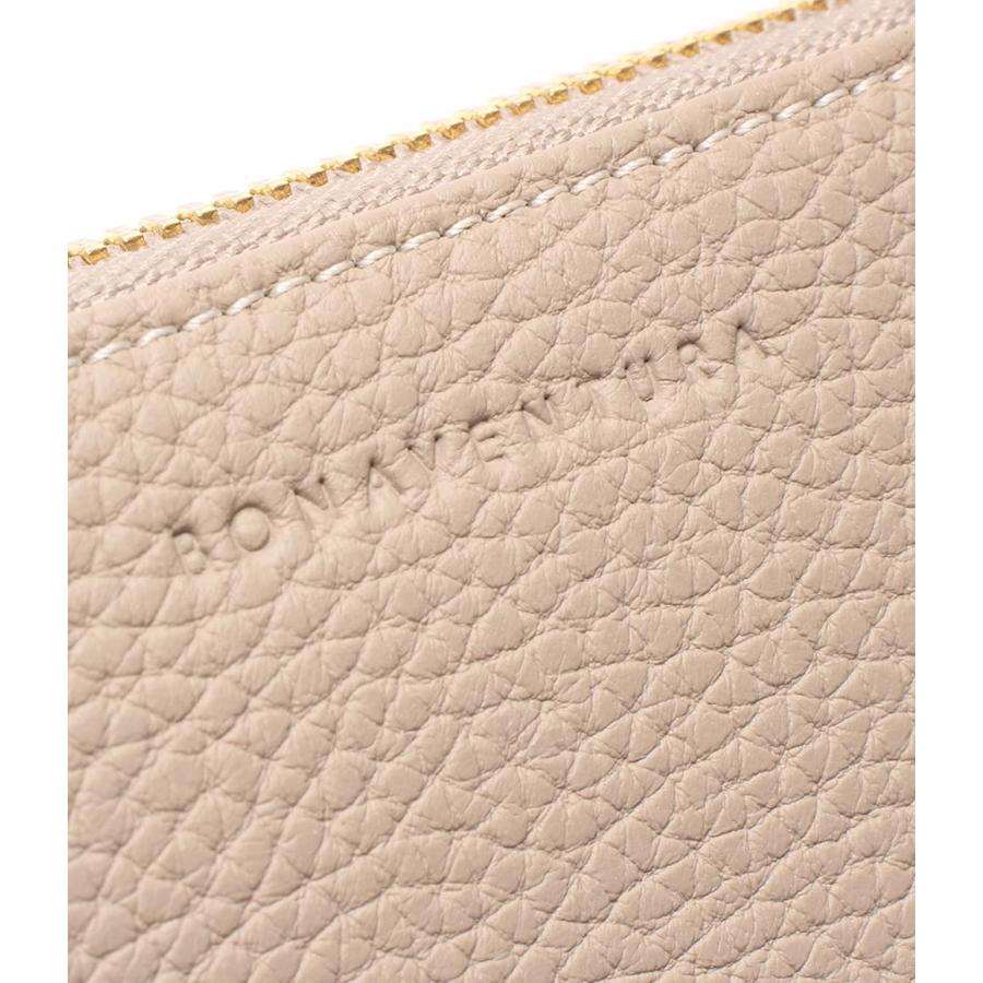 美品 ボナベンチュラ ラウンドファスナー長財布 レディース 