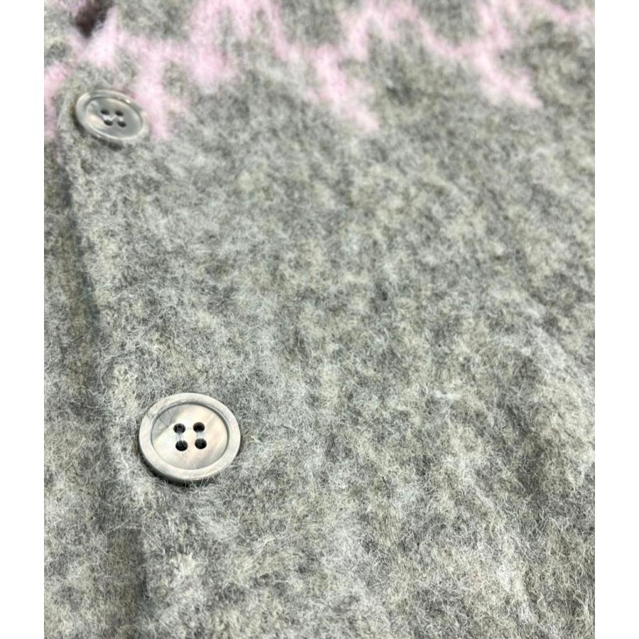 美品 フラッグスタッフ ニットカーディガン モヘア メンズ SIZE L (L 
