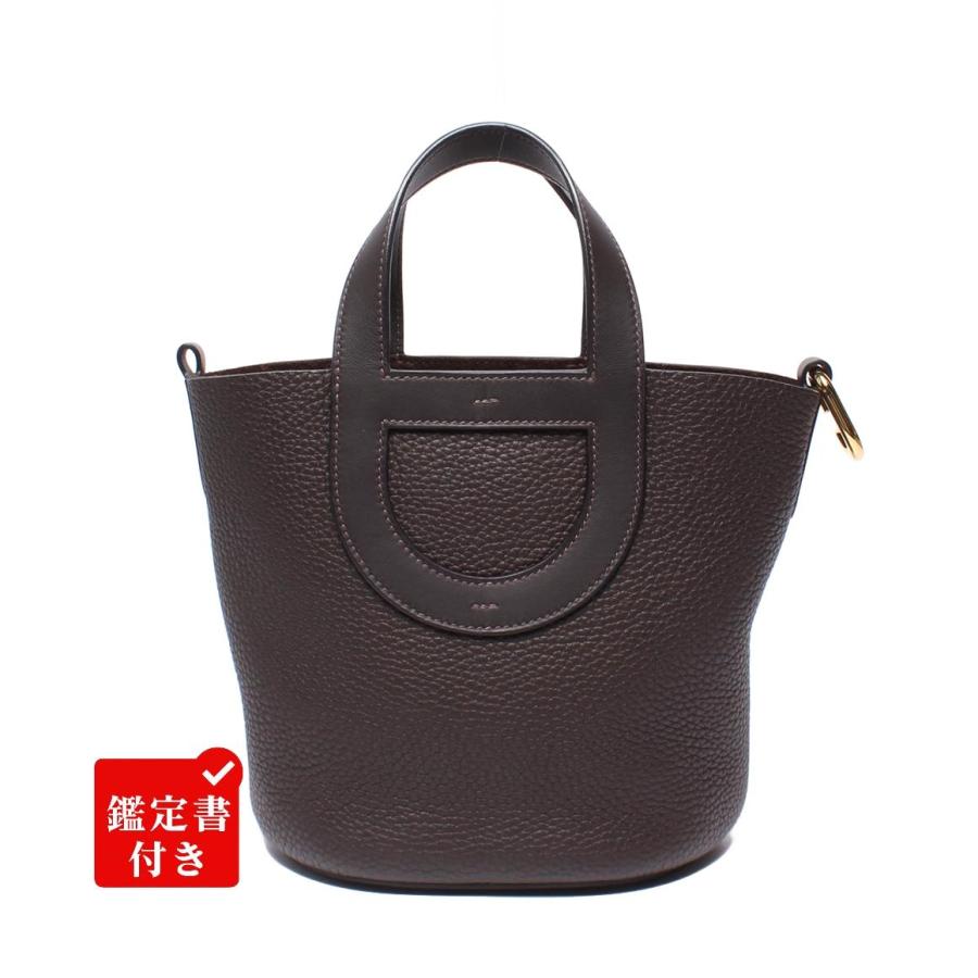美品 エルメス ハンドバッグ W刻印 トリヨンクレマンス インザループ18 
