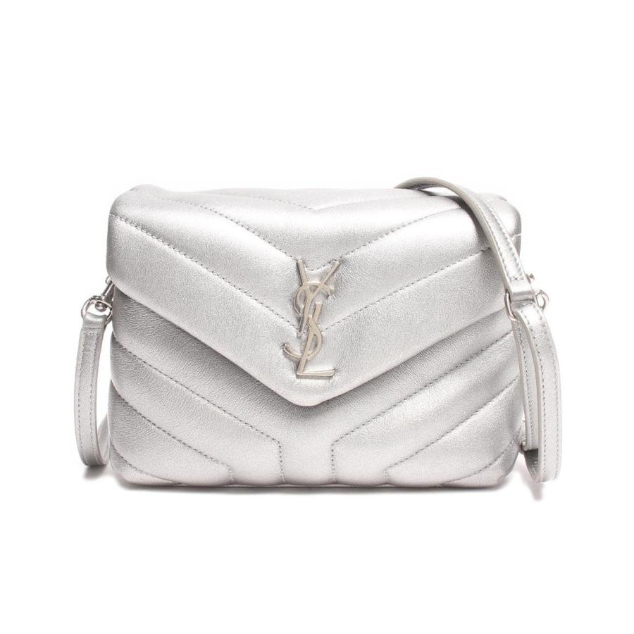 サンローランパリ レザーショルダーバッグ シルバー金具 LOULOU ルル