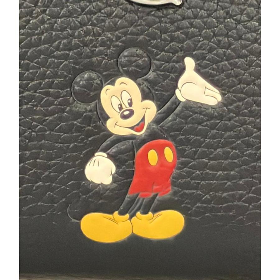 美品 コーチ ラウンドファスナー長財布 ミッキーマウス ディズニー  