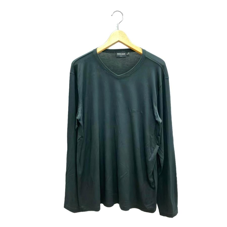 ジョルジオアルマーニ Vネック長袖Tシャツ ロンT メンズ SIZE 54 (XXL