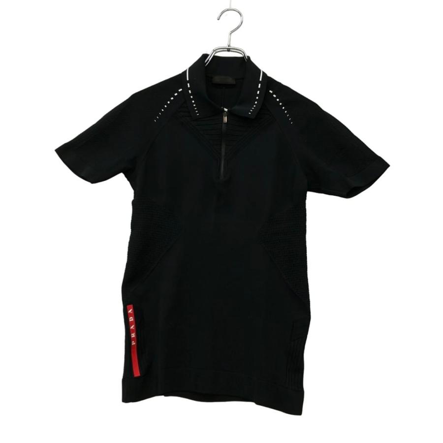 プラダ ポロシャツ ハーフジップ メンズ SIZE M PRADA 中古 : Rehello