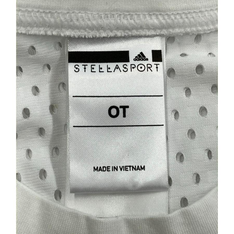 【希少】adidas Stella McCartney Tシャツ　メッシュ アディダス adidas ステラマッカートニー Tシャツ 裾メッシュ M