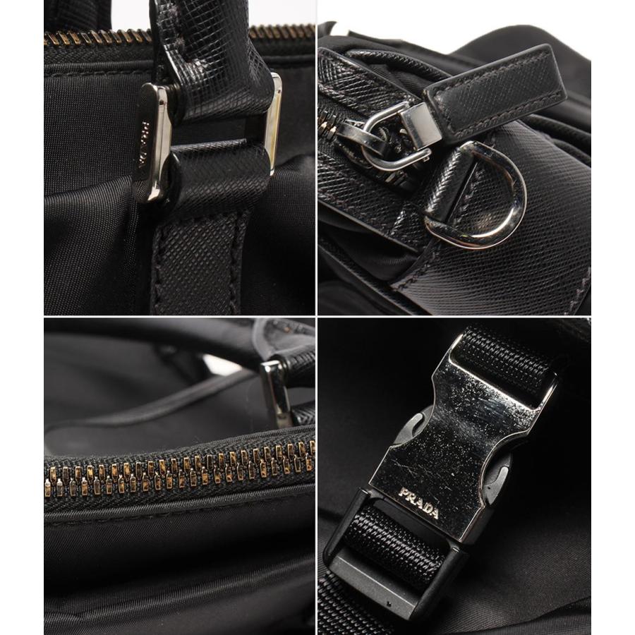 PRADA プラダ　2way ブリーフケース　ナイロン　レザー　ブラック PRADA - プラダ PRADA ナイロン ブリーフケース ブラック
