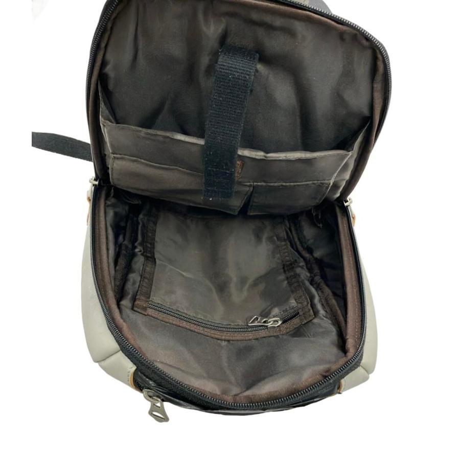 ダブルス ボディバッグ レザー メンズ DOUBLES 中古_4