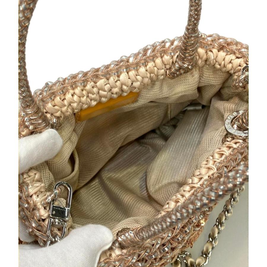 美品 アンテプリマ 2way ハンドバッグ チェーンショルダーバッグ 斜め