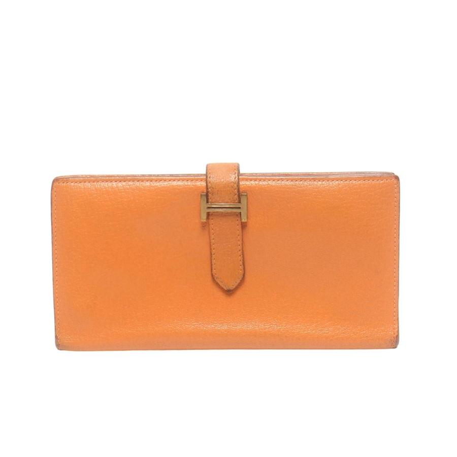 エルメス 長財布 □N刻印 ゴールド金具 メンズ HERMES 中古 エルメス 長財布 □N刻印 ゴールド金具 メンズ HERMES 中古