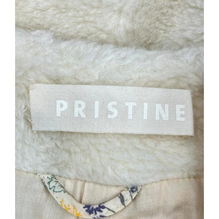 プリスティン PRISTINEウールハニカムノーカラージャケット プリスティン ノーカラーボアジャケット レディース SIZE M (M