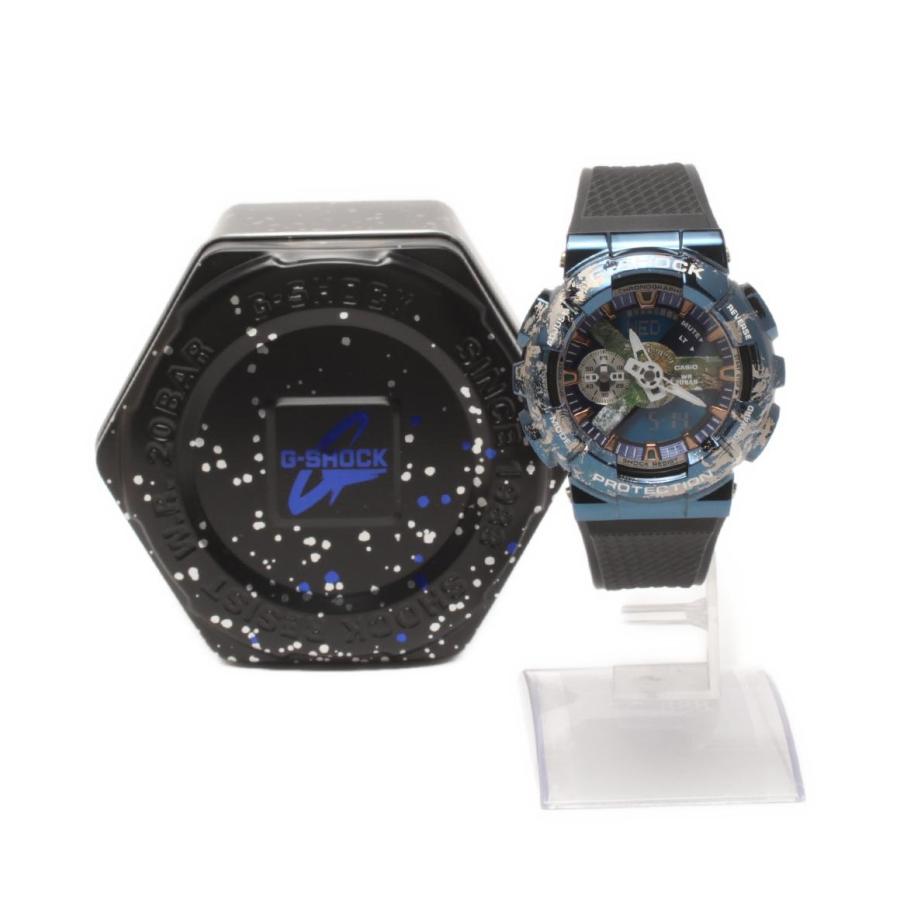 美品 カシオ 腕時計 G-SHOCK クオーツ GM-110EARTH-1AJR メンズ