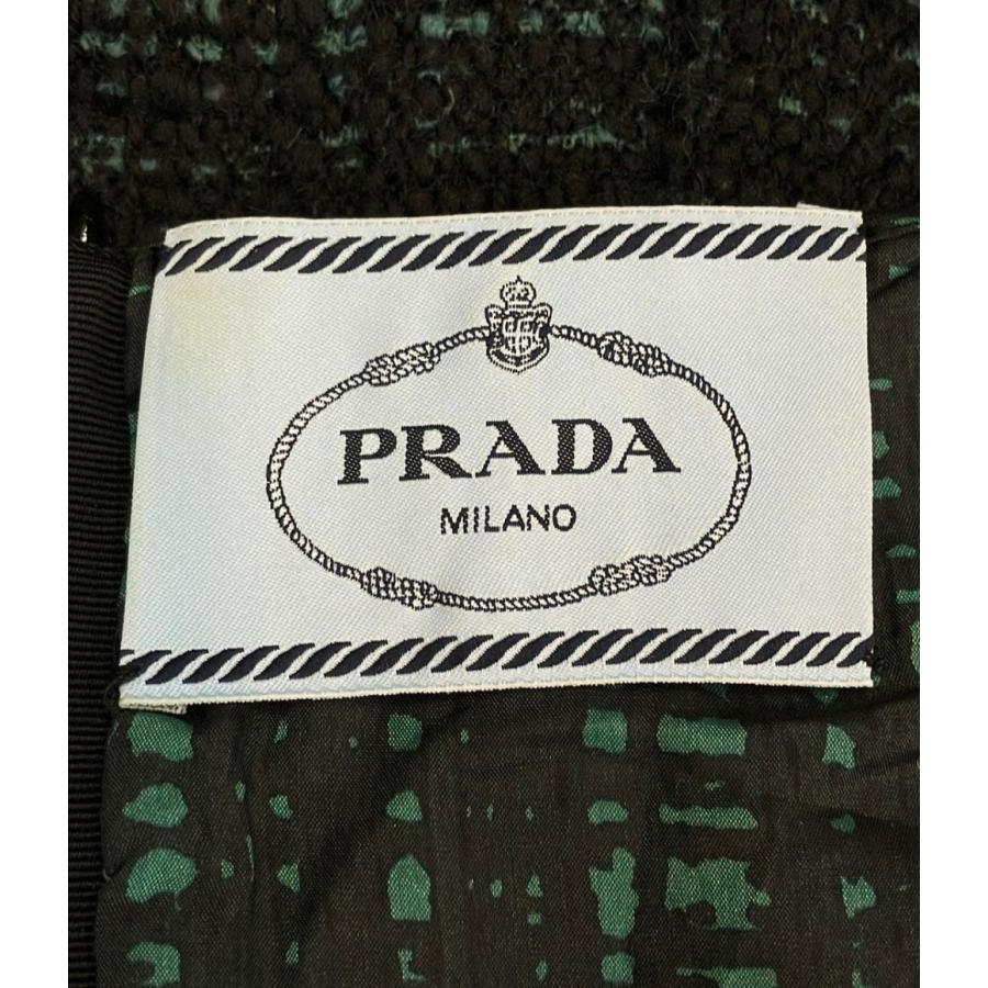 プラダ ノースリーブツイードワンピース レディース SIZE 36S (S