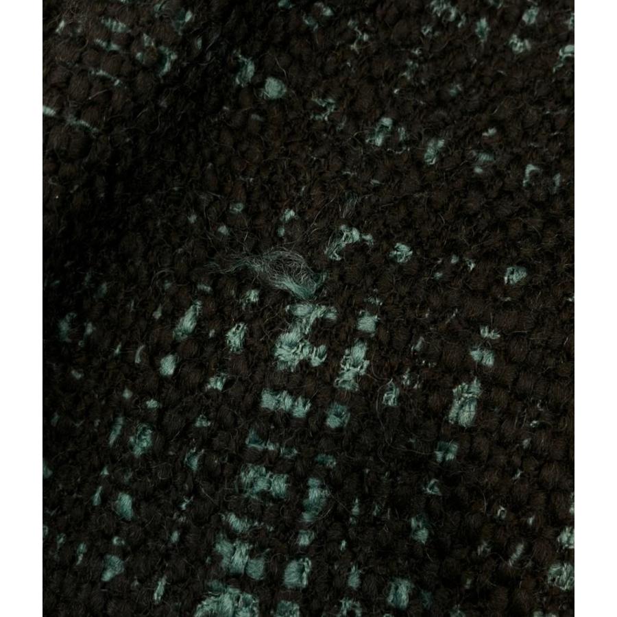 【希少】プラダ PRADA ツイード ノースリーブドレス ワンピース PRADA - プラダ ワンピース ノースリーブ ビジュー装飾 ウール