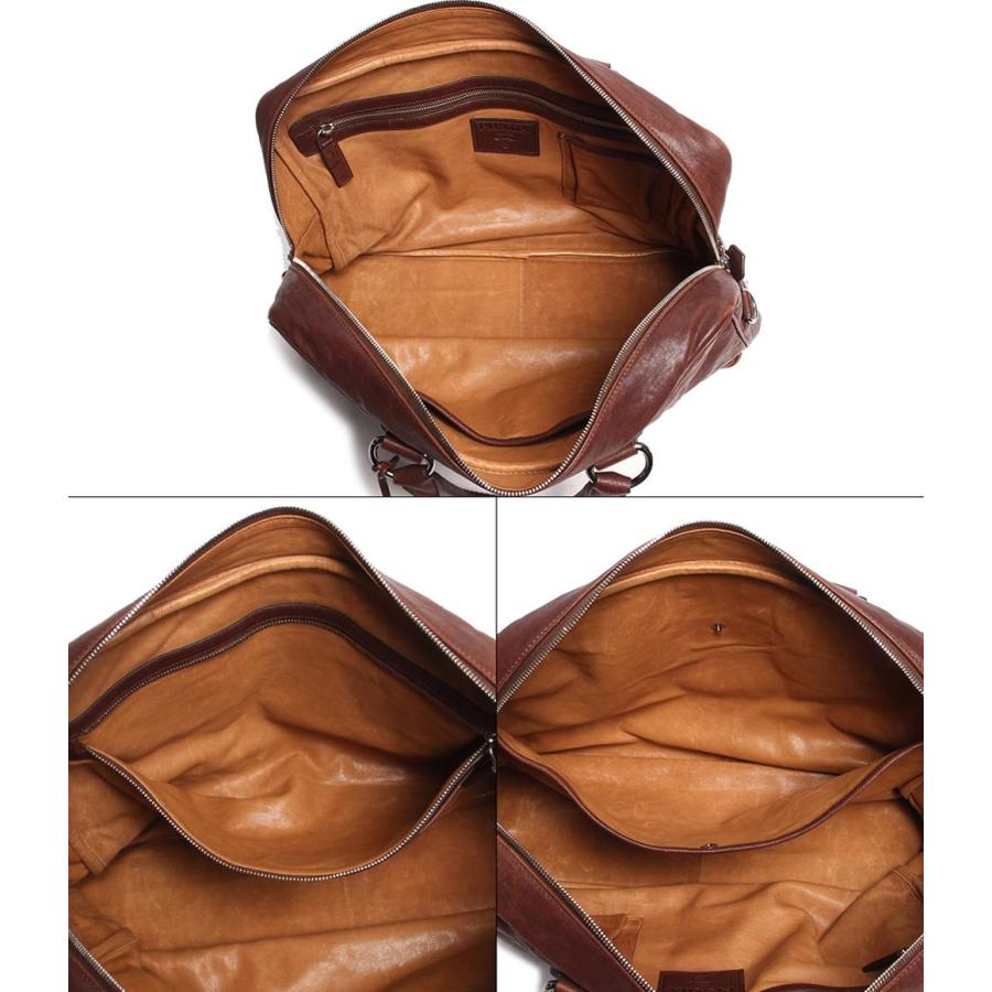 プラダ 2wayレザ―ボストンバッグ シルバー金具 メンズ PRADA 中古