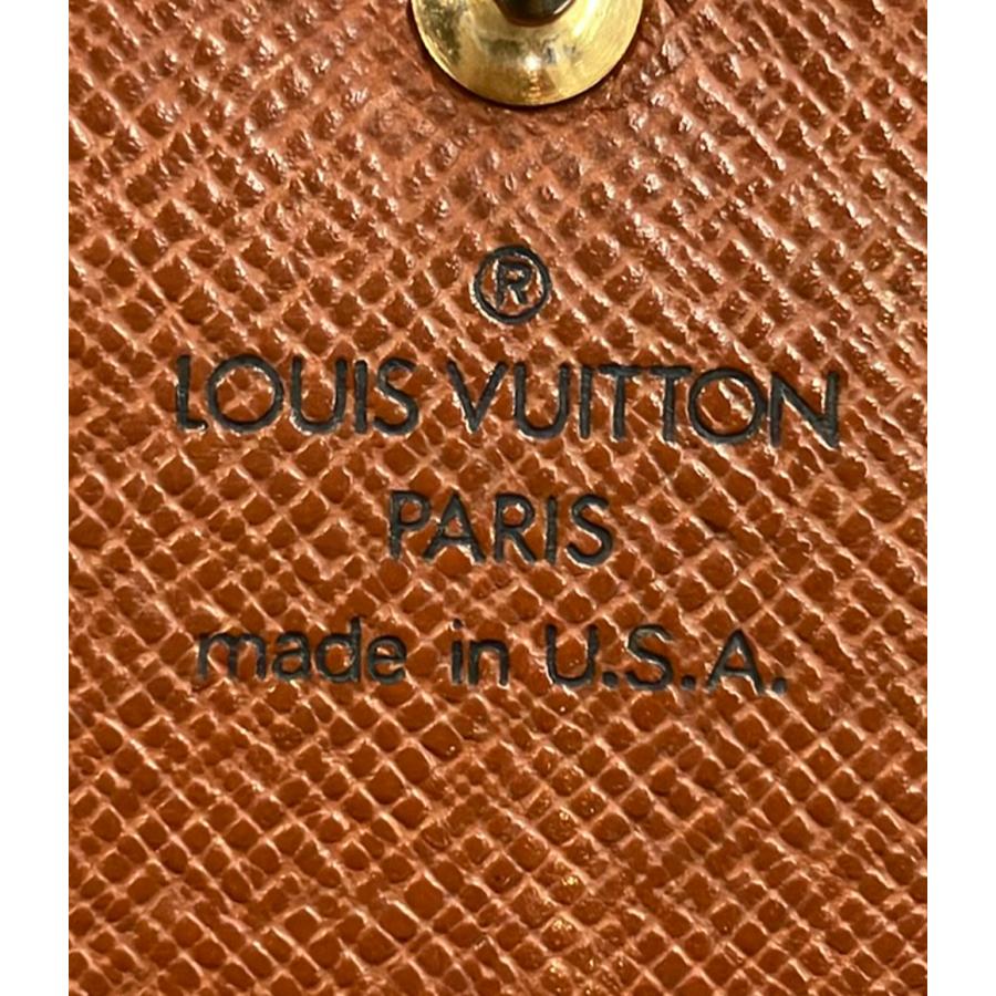 美品 ルイヴィトン ポルトフォイユ トレゾール 新型 二つ折り財布 モノグラム LOUIS VUITTON（ルイ・ヴィトン） 《クーポン》中古 ポルトフォイユ