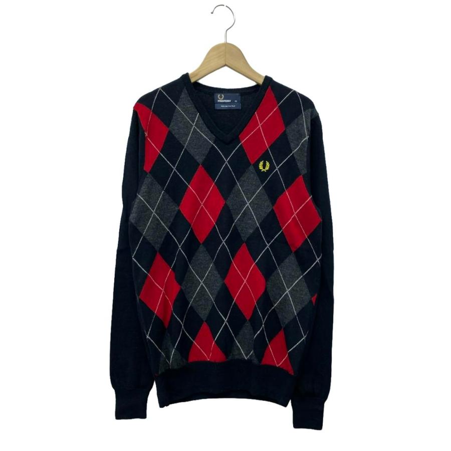 フレッドペリー 長袖ニット アーガイル メンズ SIZE XS (XS) FRED