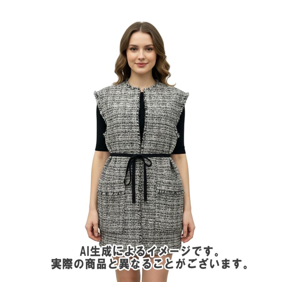 ドゥロワー ツイードノーカラージャケット 6522-299-0802 レディース