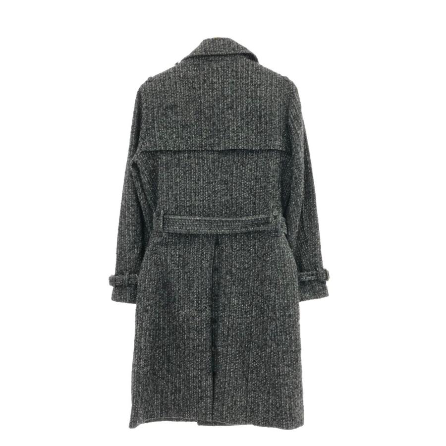 【極美品】JOHN LAWRENCE SULLIVAN ヘリンボーン コート ジョンローレンスサリバン ツイードトレンチコート メンズ SIZE 38 (S