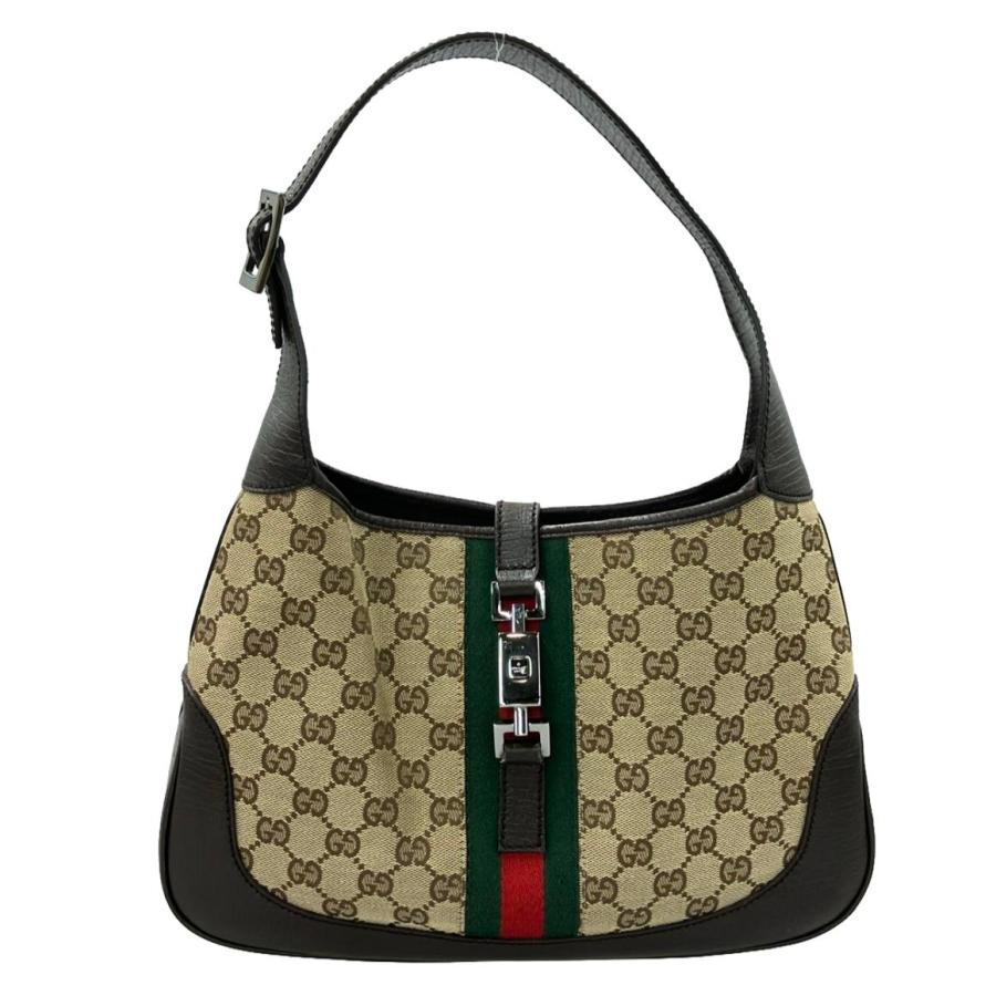 【良品】GUCCIグッチ ジャッキーバッグ シェリー鑑定済ワンショルダーバッグ 良品 GUCCI ワンショルダーバッグ 肩掛け ジャッキー シェリー