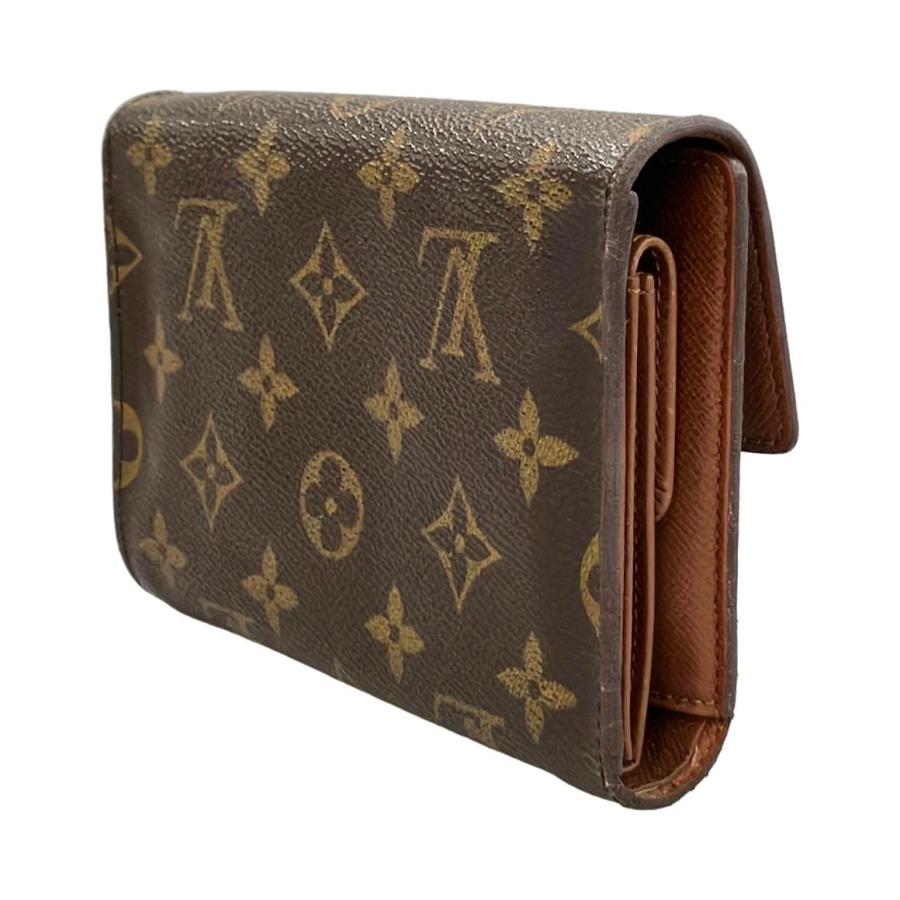 ルイヴィトン 三つ折り財布 モノグラム エテュイパピエ 男女兼用 パスケース付 ルイ・ヴィトン 三つ折り財布 パスケース付き ポルトトレゾール