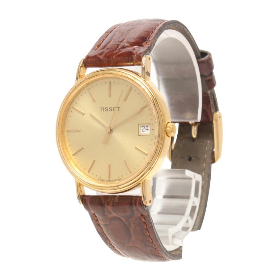 ティソ 腕時計 クオーツ ゴールド C282K メンズ TISSOT 中古 : Rehello