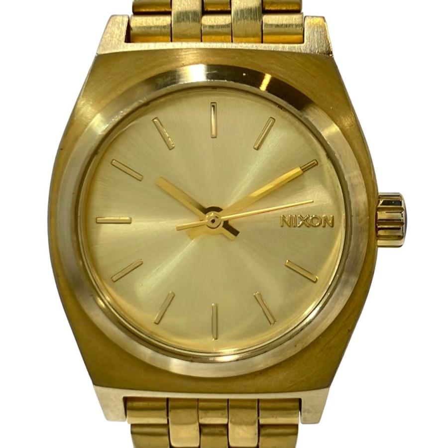 ニクソン 腕時計 クオーツ ゴールド レディース NIXON 中古 : Rehello 