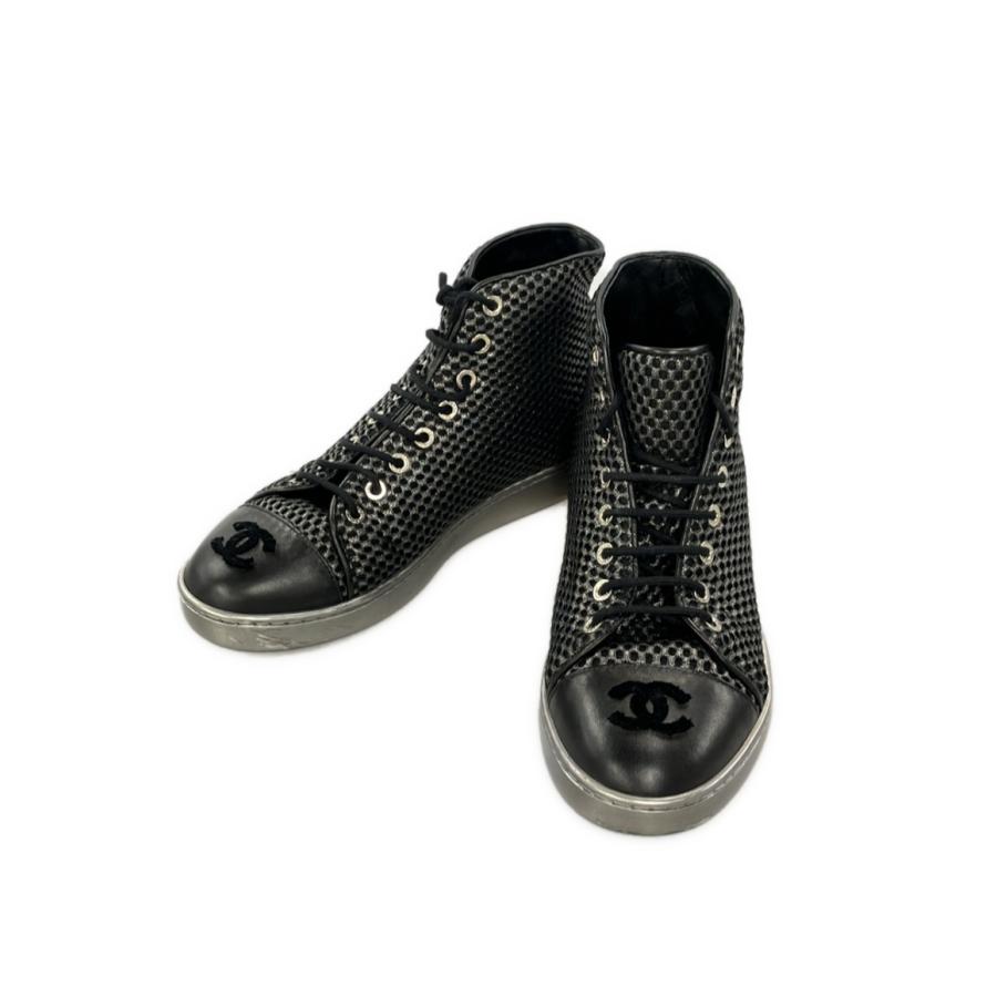 シャネル ハイカットスニーカー レディース SIZE 35 (S) CHANEL 中古 