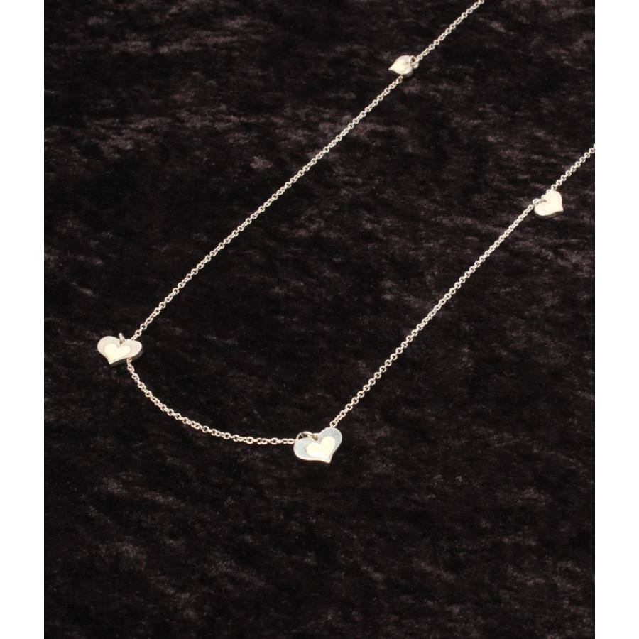 スタージュエリー ロングネックレス SV925 ハートモチーフ ステーション レディース STAR JEWELRY 中古 | 