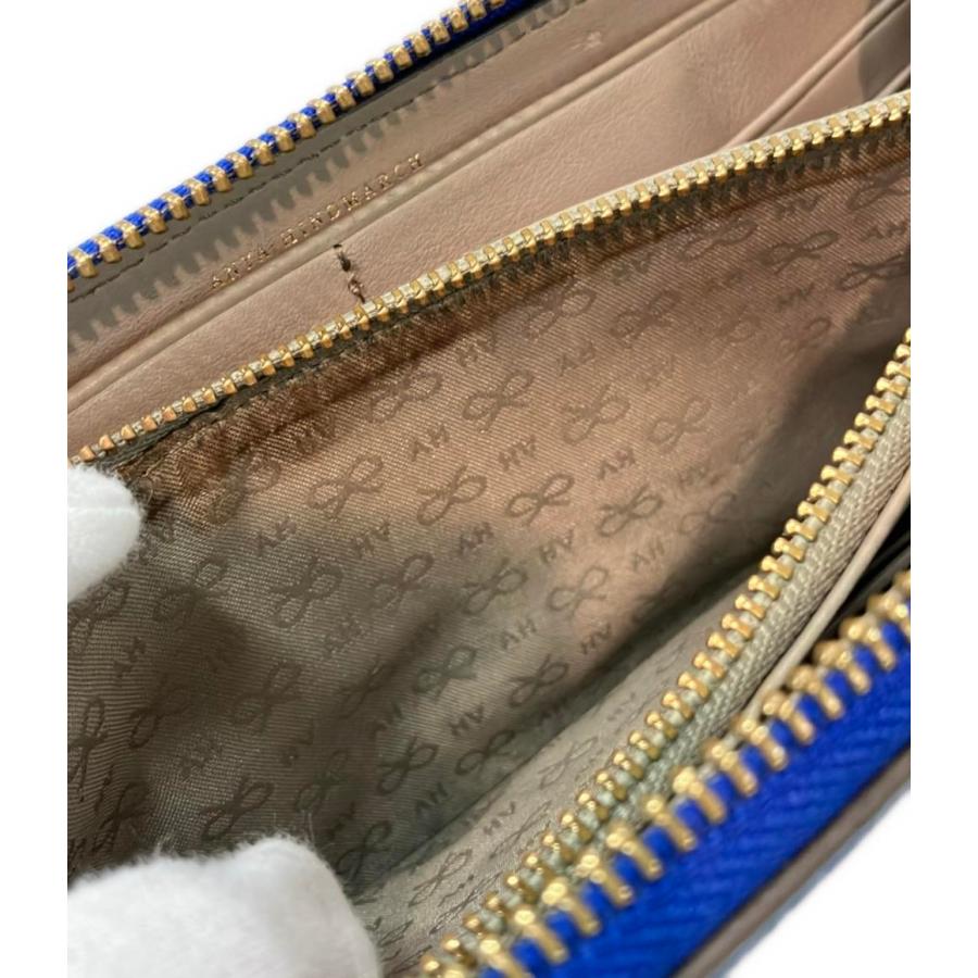 アニヤ・ハインドマーチ ラウンドファスナー長財布 レディース Anya