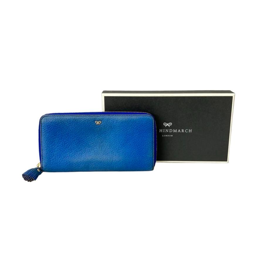 アニヤ・ハインドマーチ ラウンドファスナー長財布 レディース Anya