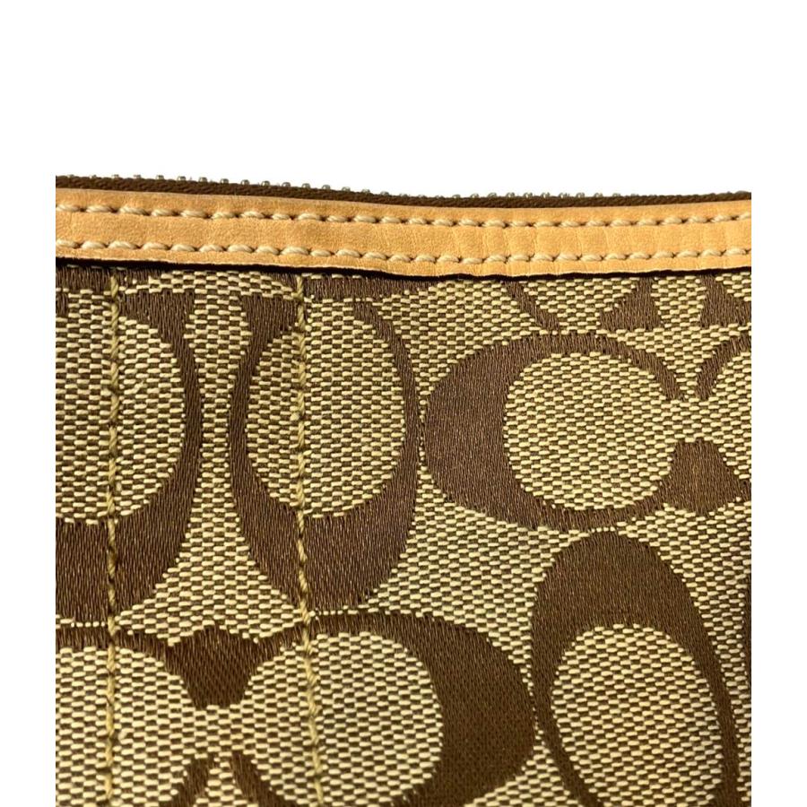 極美品 コーチ ショルダーバッグ シグネチャー キャンバス 9362 黒 美品】COACHコーチ ブラック ショルダーバッグ キャンバス