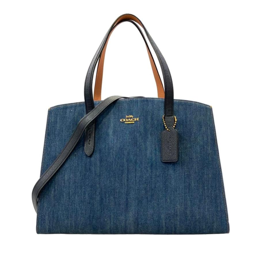 美品 コーチ 2WAY ハンドバッグ トートバッグ ショルダーバッグ 斜め