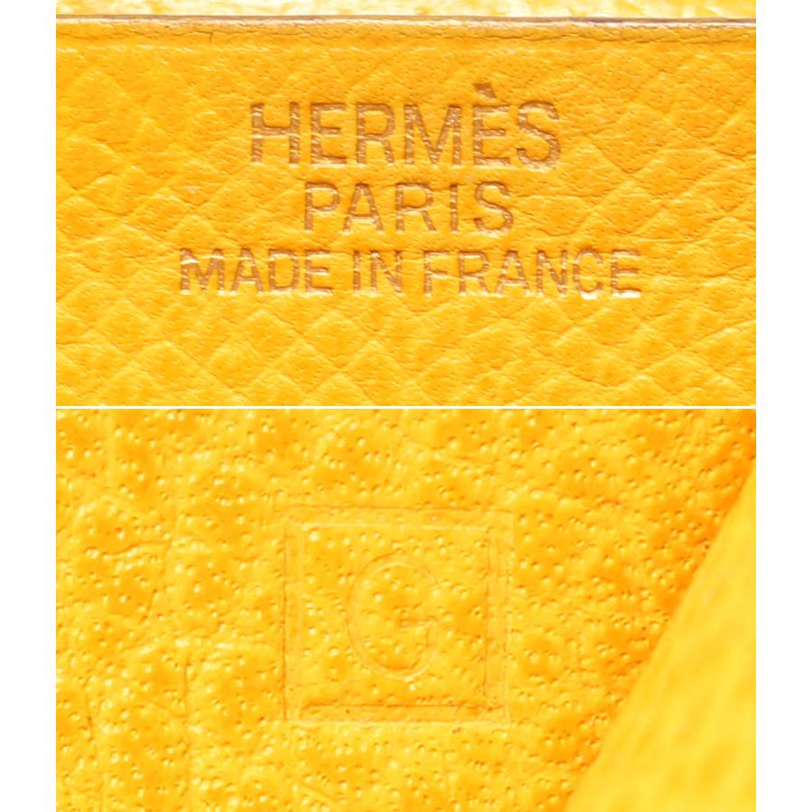 エルメス 長財布 □G刻印 ゴールド金具 ベアン レディース HERMES 中古