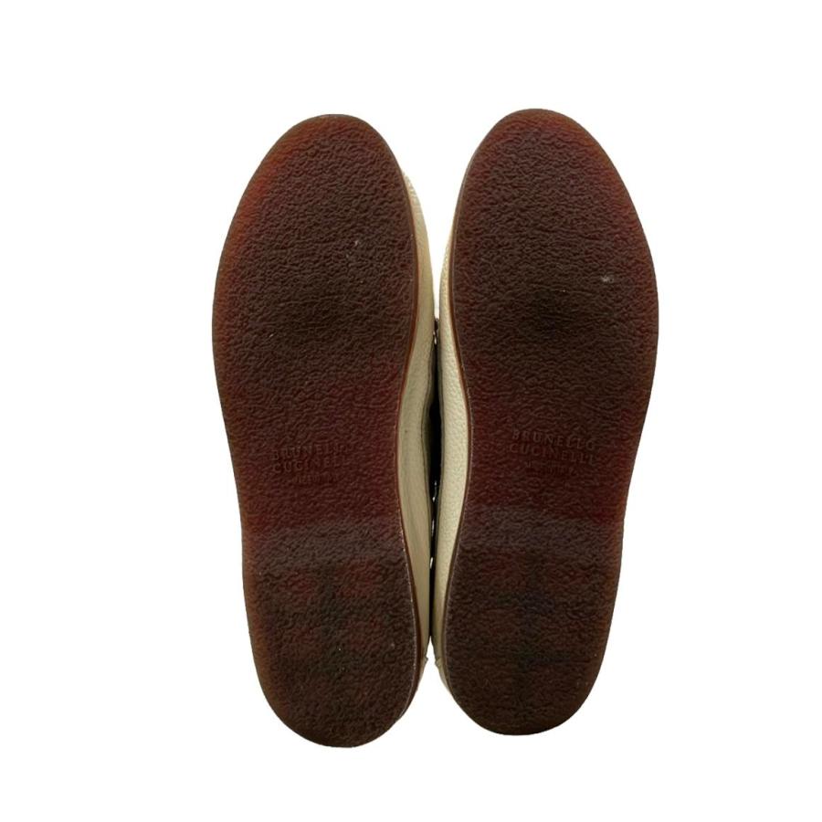 ブルネロクチネリ レザーシューズ デッキシューズ メンズ SIZE 42