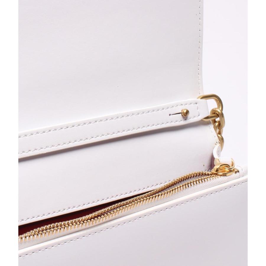 オフホワイト 2way ショルダーバッグ クラッチバッグ CASH INSIDE