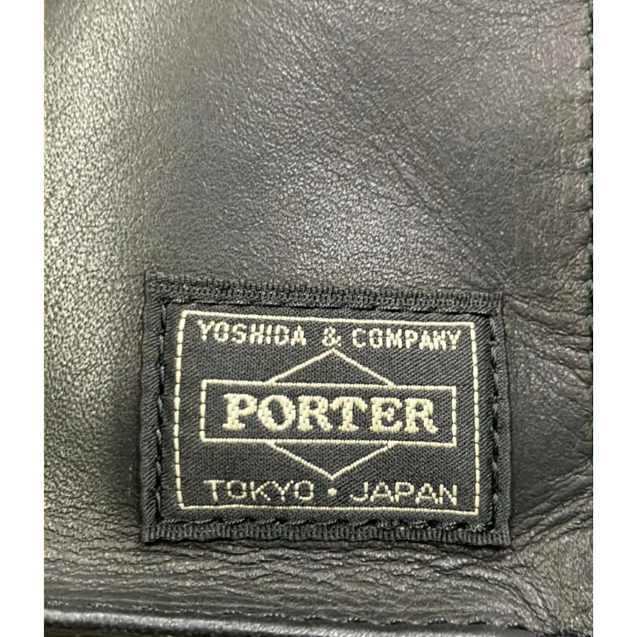 ポーター ショルダーバッグ 斜め掛け 本革 レザー メンズ PORTER 中古