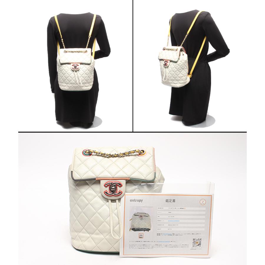 シャネル リュック バックパック シルバー金具 マトラッセ シングル