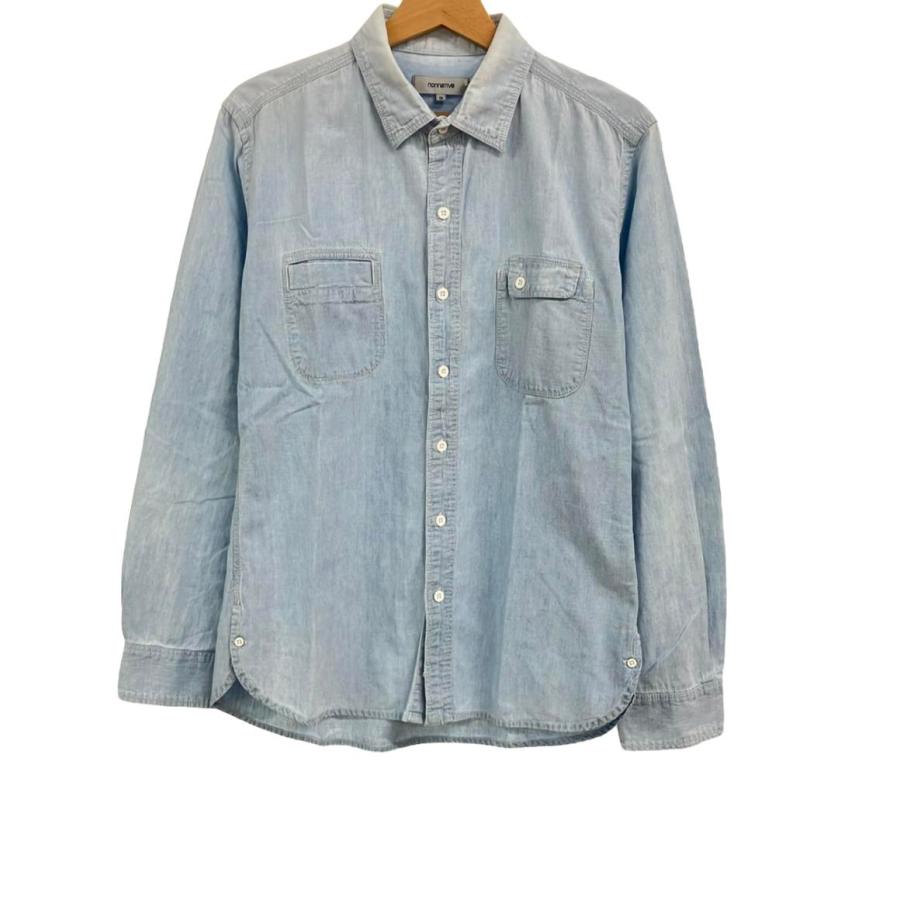 nonnative ノンネイティブ ノーカラー デニム 長袖 シャツ M