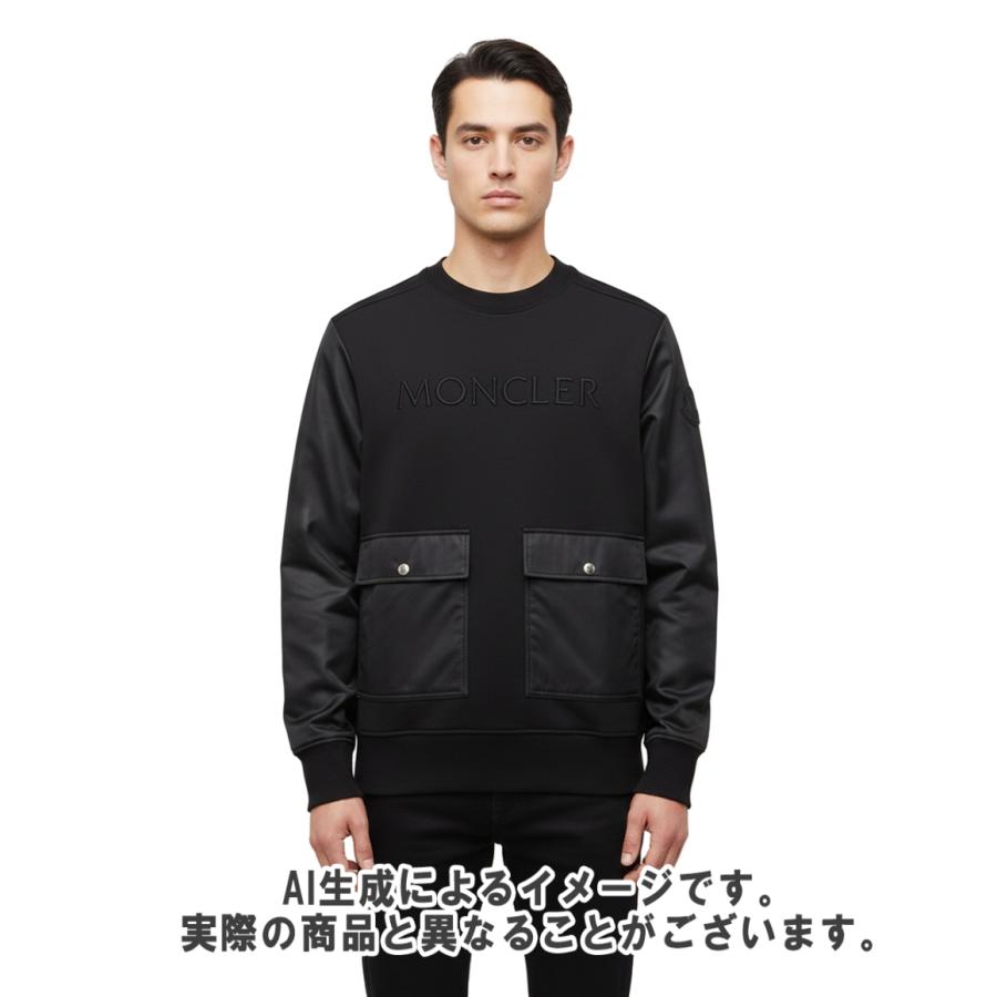 モンクレール トレーナー ロゴ ナイロン切替 H10918G00039 809KR