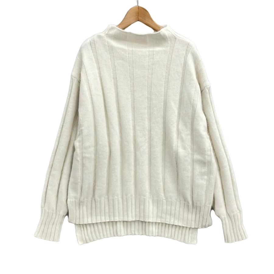 美品 ルシェルブルー オーバーサイズ アンゴラ混ニット 美品 ルシェルブルー オーバーサイズ アンゴラ混ニット