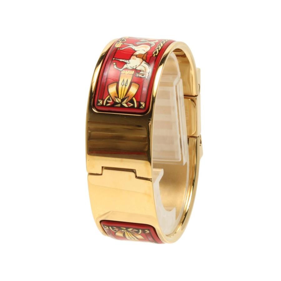 中古品【HERMES ロケ】時計☆ HERMES エルメス ロケ バングルウォッチ 腕時計 L01.201