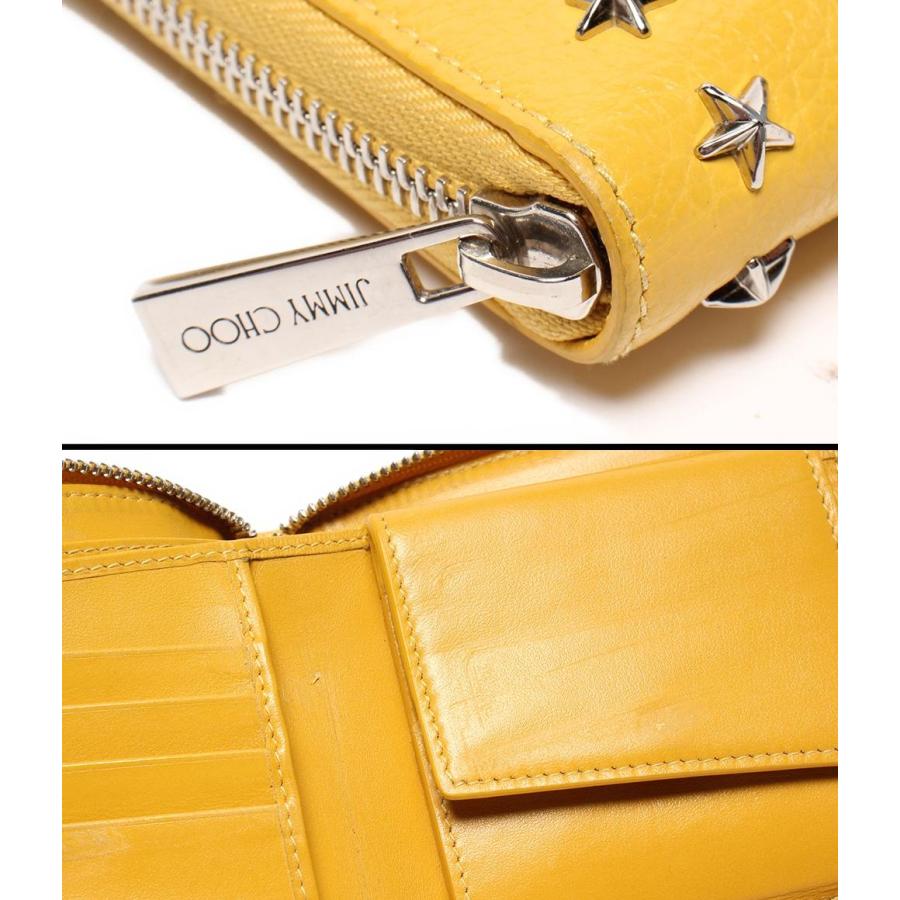 ジミーチュウ ラウンドファスナー二つ折り財布 レディース Jimmy Choo