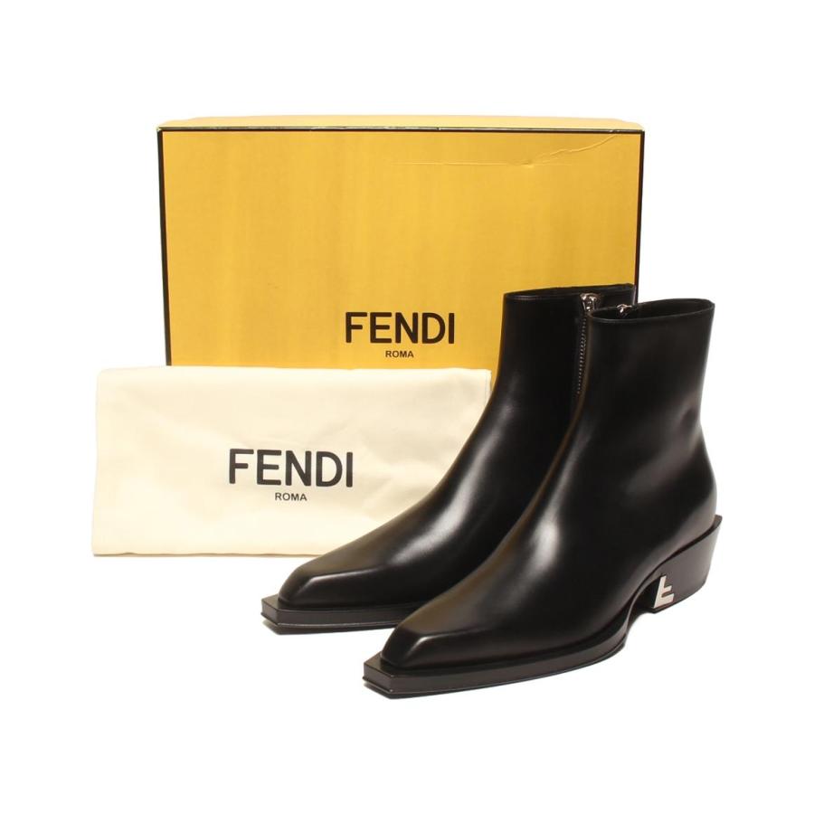 美品 フェンディ アンクルブーツ 7U1615 メンズ SIZE 7 (M) FENDI 中古