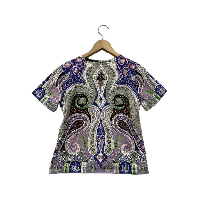 エトロ 半袖Tシャツ ペイズリー柄 レディース SIZE 44 (L) ETRO 中古