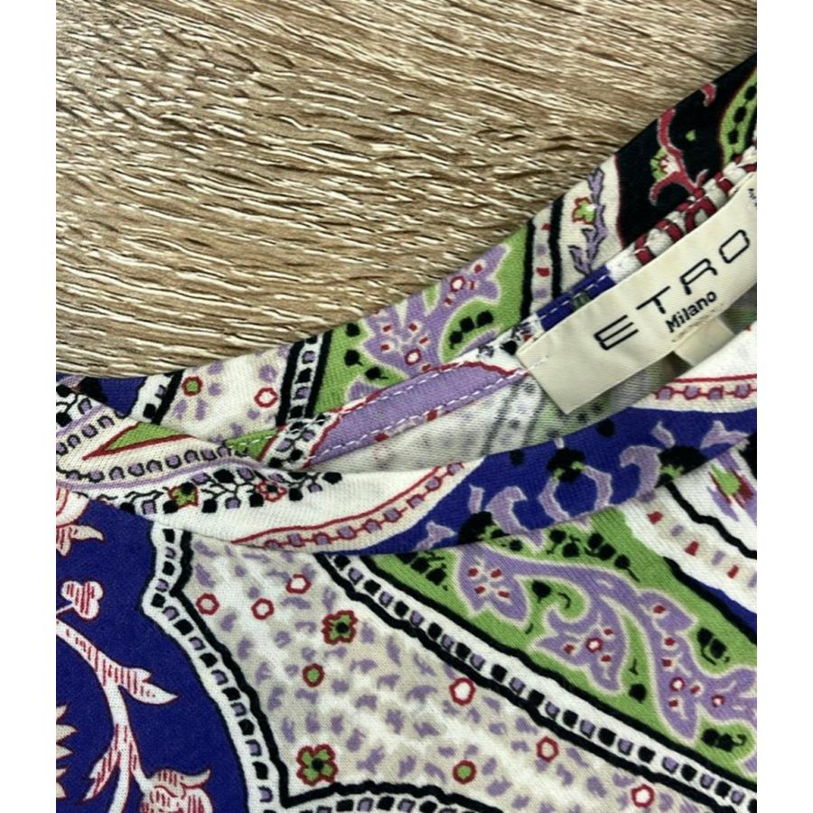 エトロ 半袖Tシャツ ペイズリー柄 レディース SIZE 44 (L) ETRO 中古